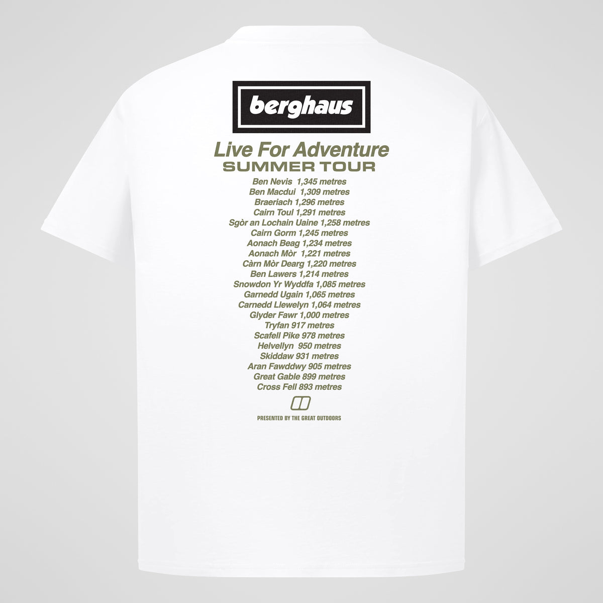 Unisex Adventure Tour T-Shirt – Weiß