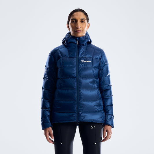 Damen-Daunenjacke Theralite - Dunkelblau
