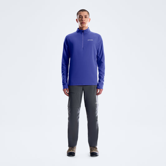 Men's Theralite Half Zip Tech Tee - Blue