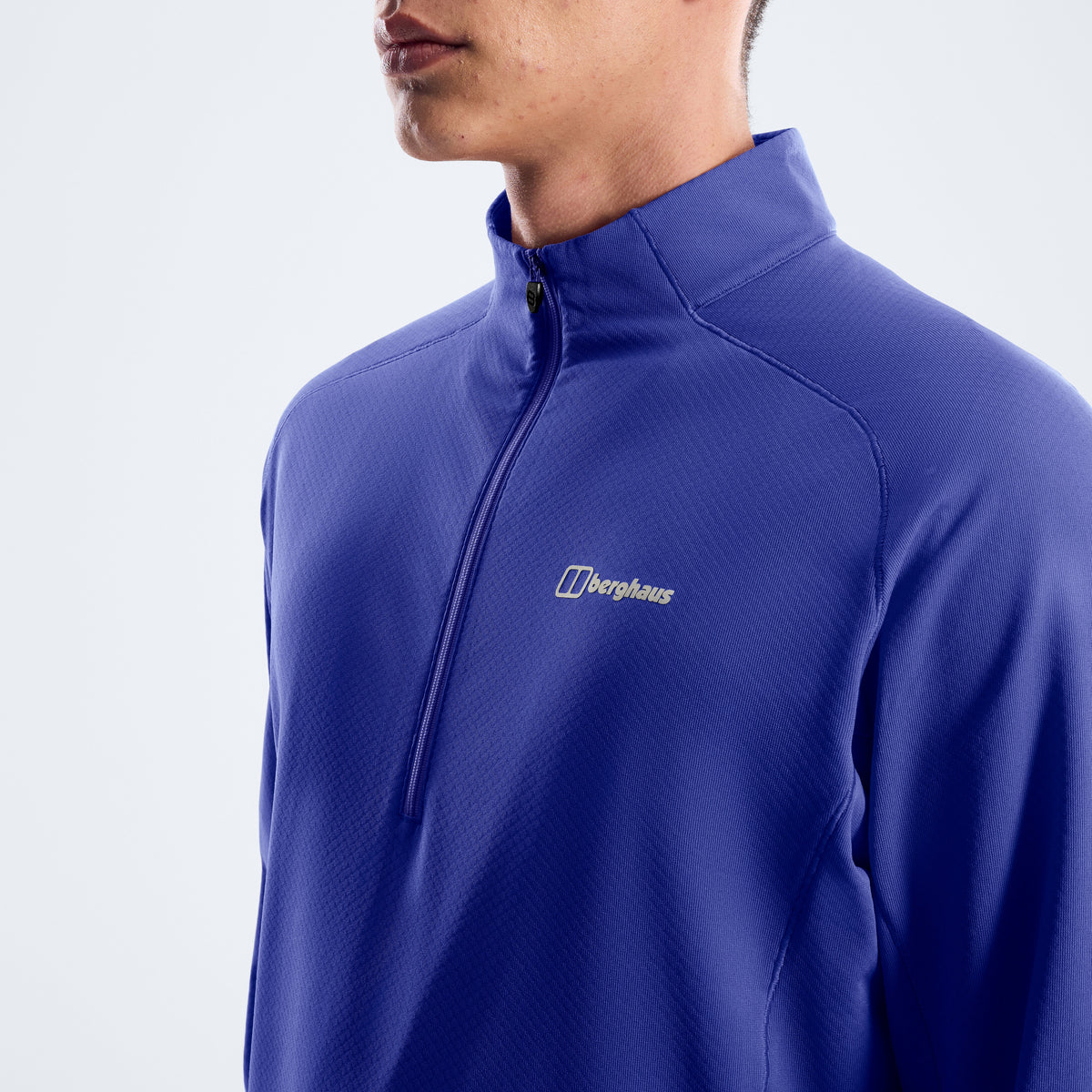 Men's Theralite Half Zip Tech Tee - Blue