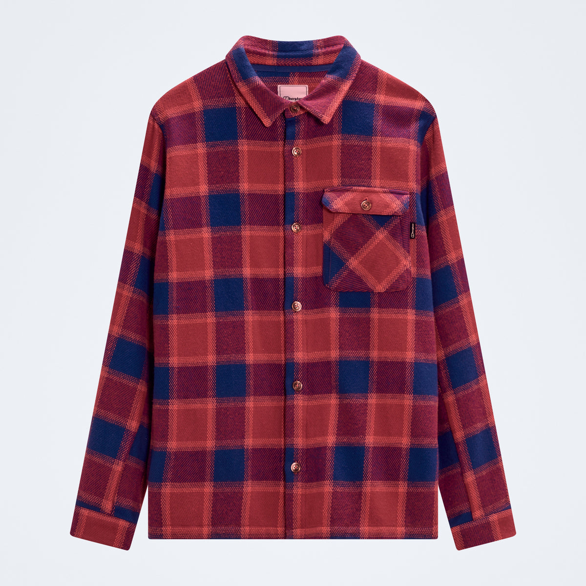 Ashbrooke Overshirt für Herren - Hale Navy/Red Fury
