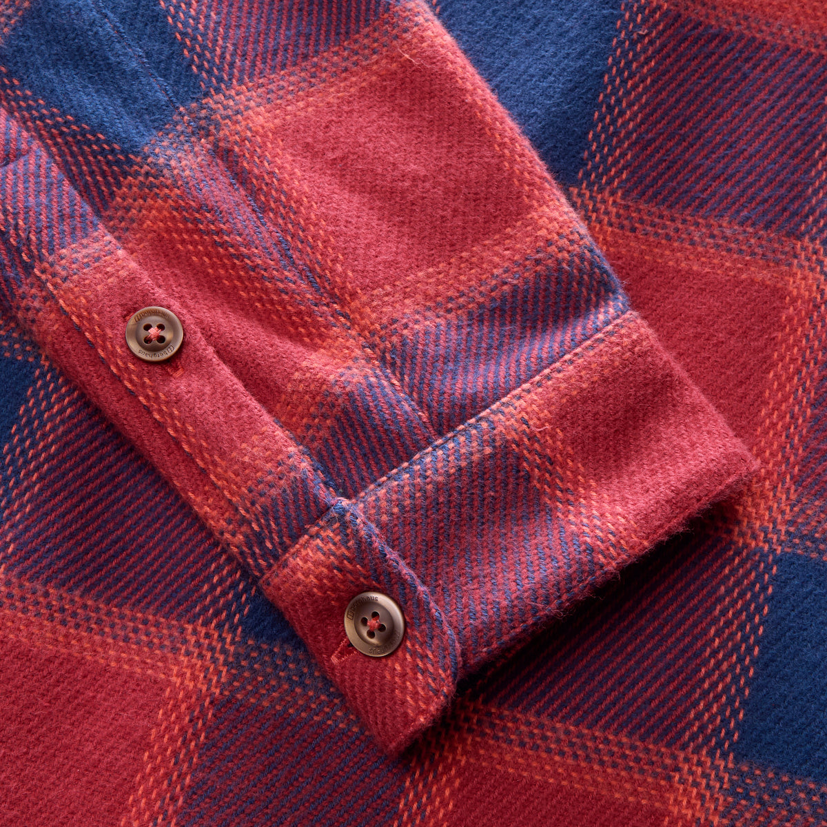 Ashbrooke Overshirt für Herren - Hale Navy/Red Fury