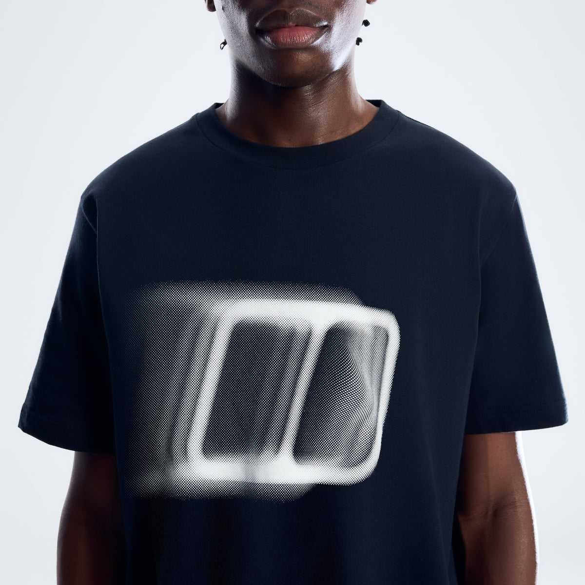 Men's Blockmorph Essential Tee - Jet Black