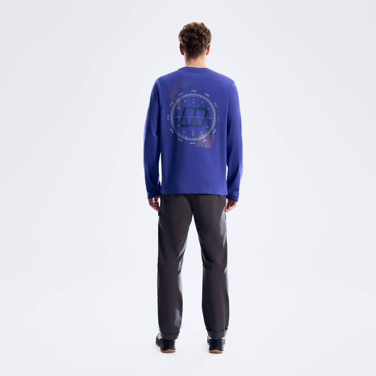 Men's Compass Essential Tee - Bottle Blue