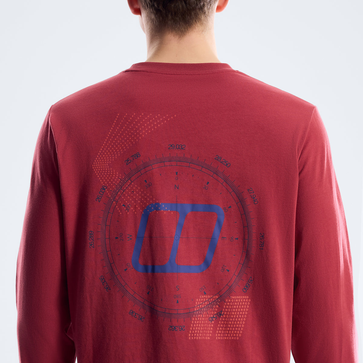 Men's Compass Essential Tee - Red Fury