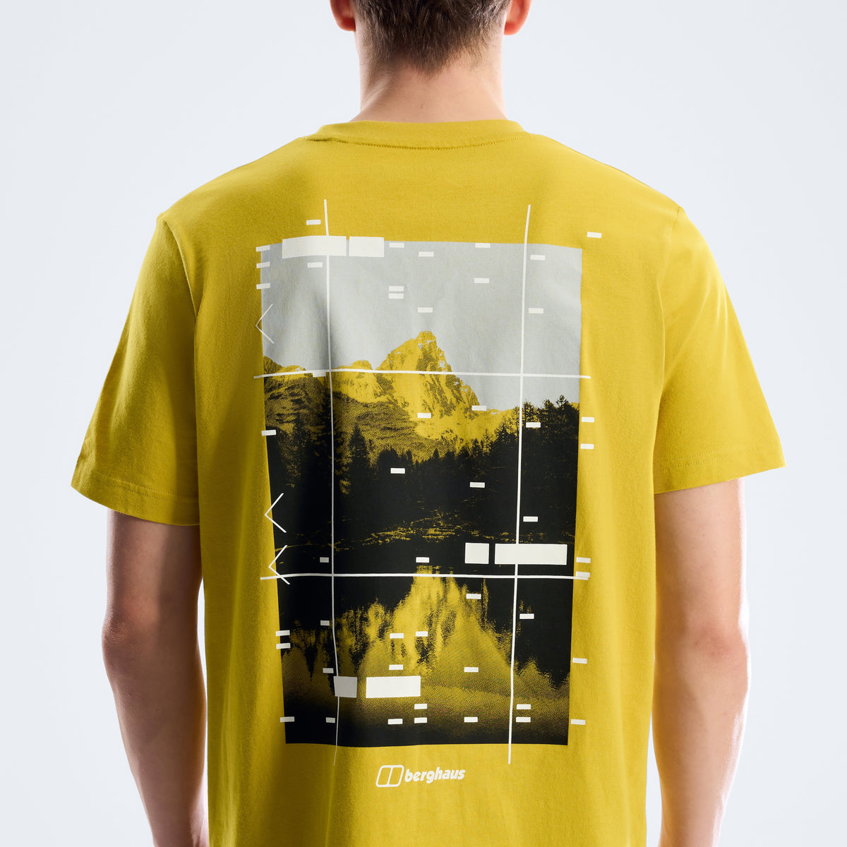 Herren Staticscape Essential T-Shirt - Acid Rain