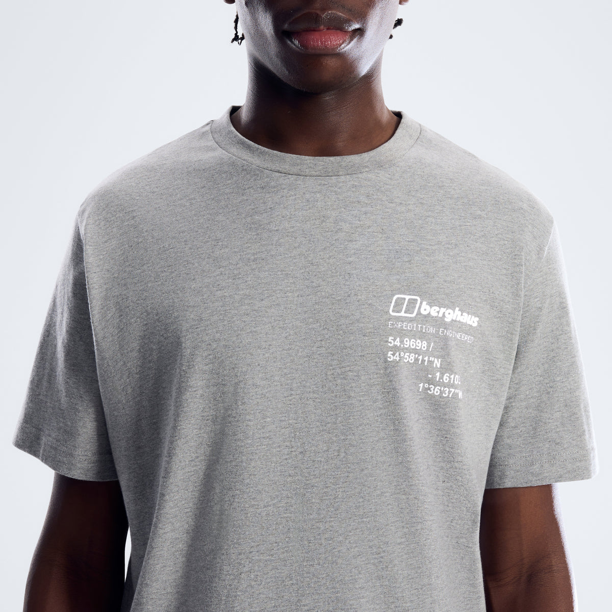 Men's Mount 10 Essential Tee - Grey Marl