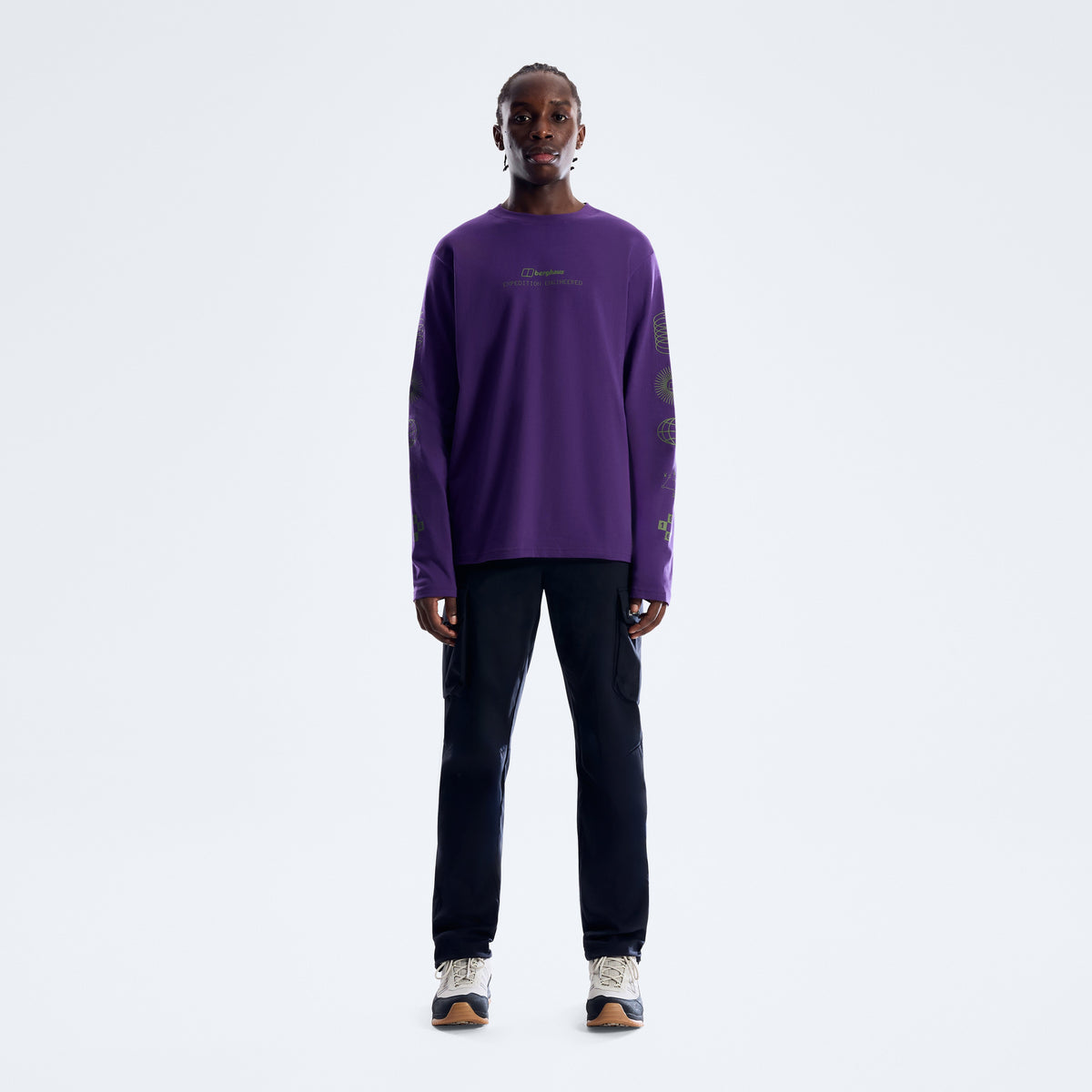 Men's Exped Essential Long Sleeve Tee - Iris