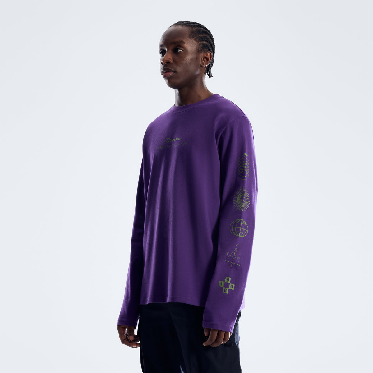 Men's Exped Essential Long Sleeve Tee - Iris