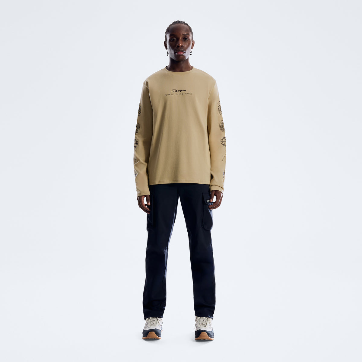 Men's Exped Essential Long Sleeve Tee - Tuscan