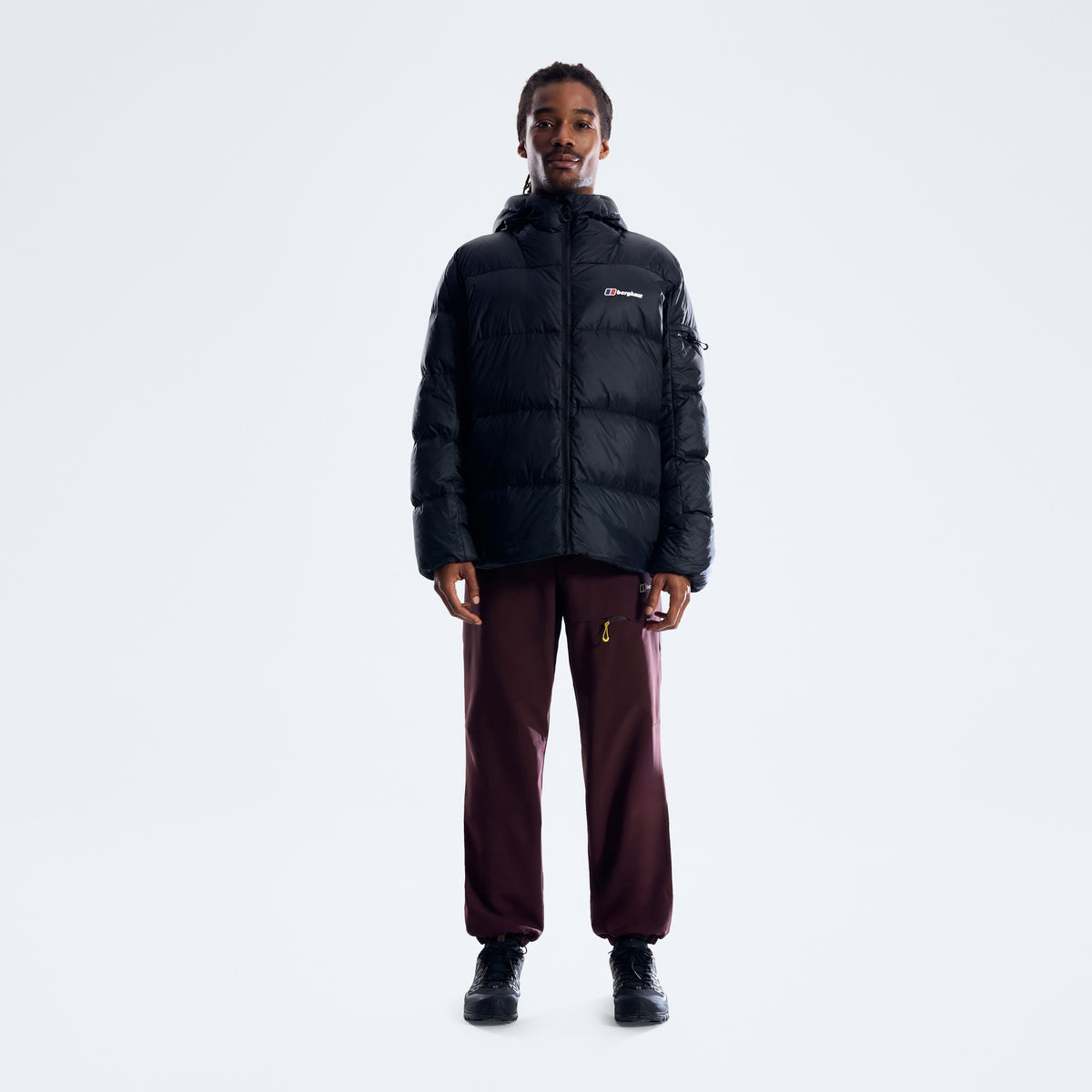 Herren-Daunenjacke Zypher – Jet Black