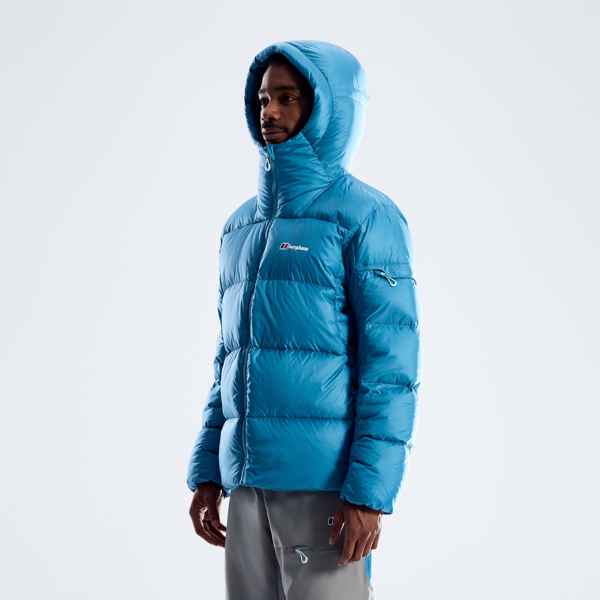 Herren-Daunenjacke Zypher – Blau