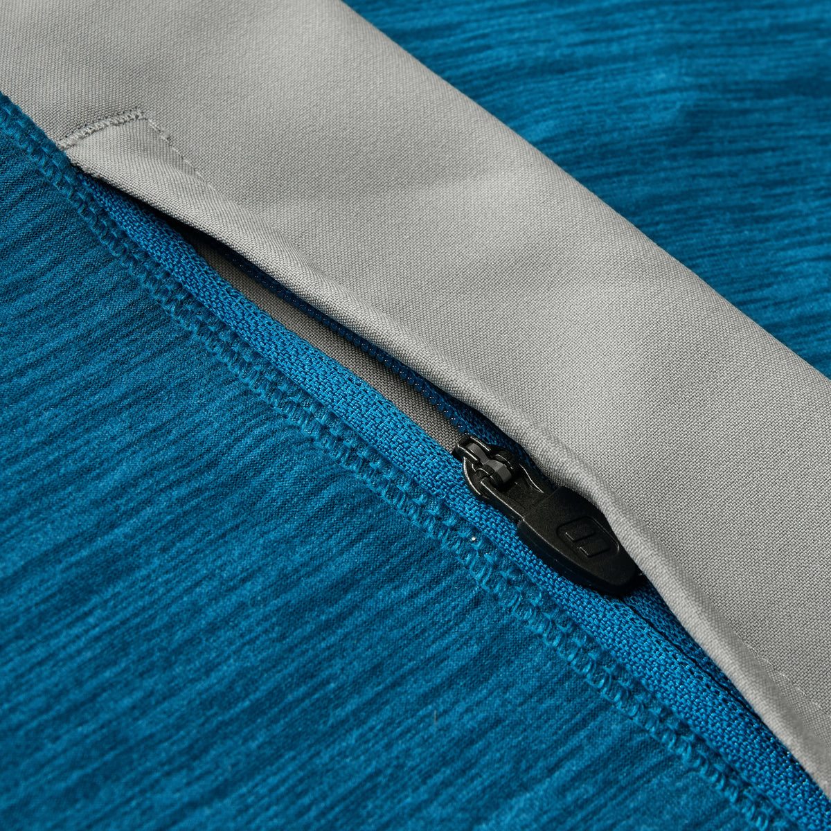 Farndale+ Langarm-Funktionsshirt mit kurzem Reißverschluss - Polar/Blue Abyss