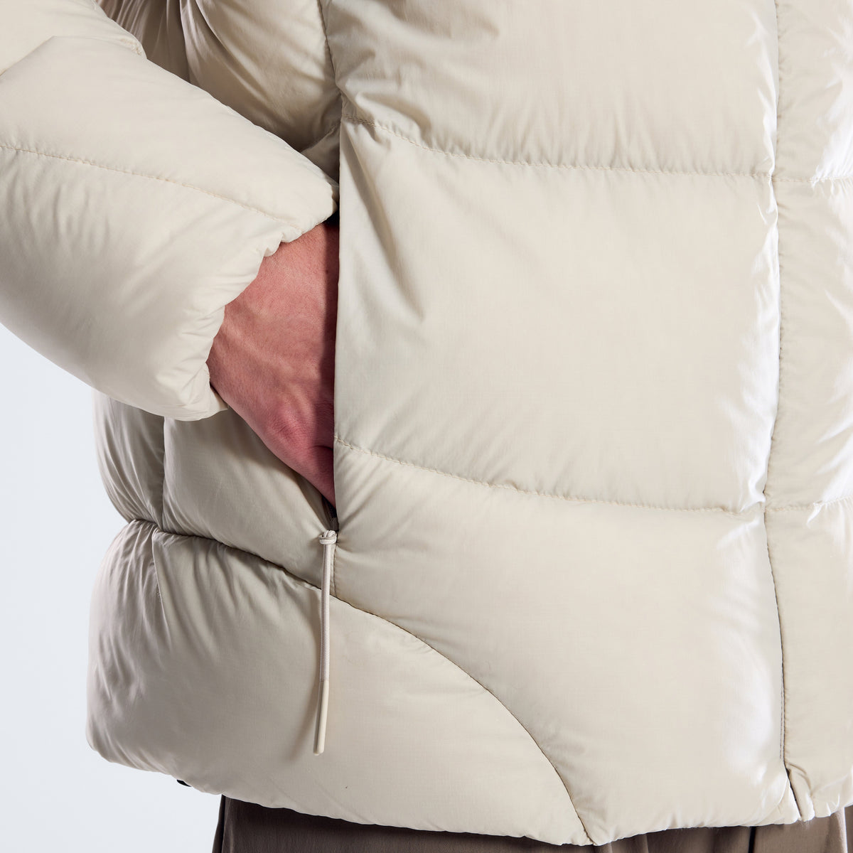 Unisex Optimorph Daunenjacke - Stone