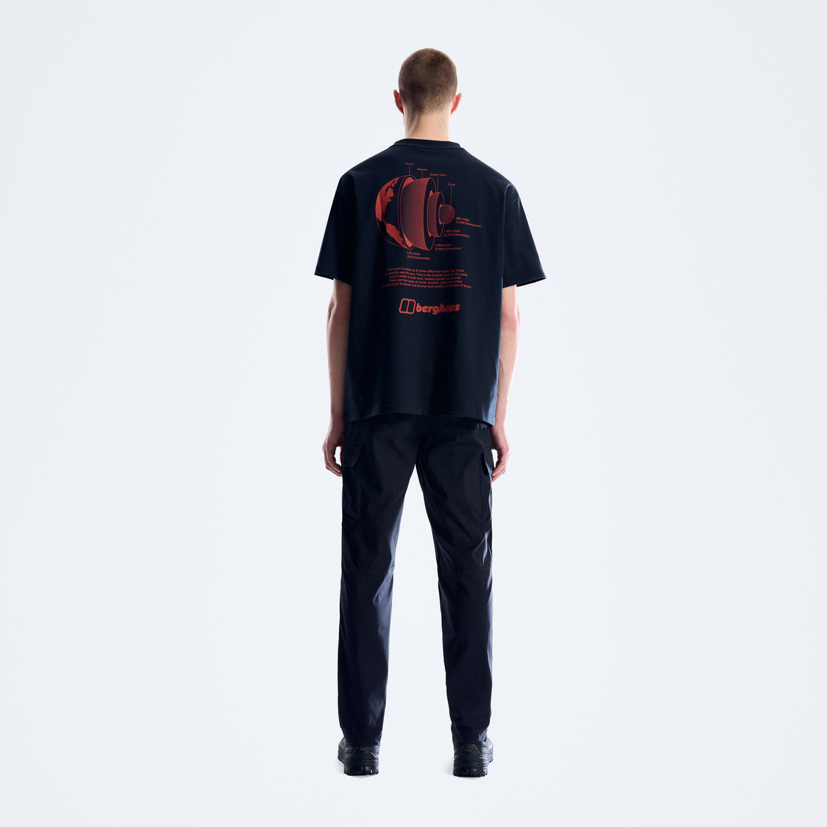 Herren Geo Core T-Shirt - Schwarz