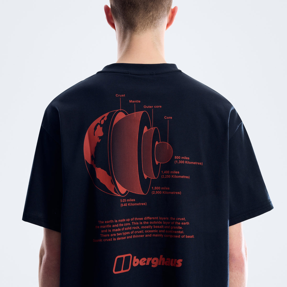 Herren Geo Core T-Shirt - Schwarz