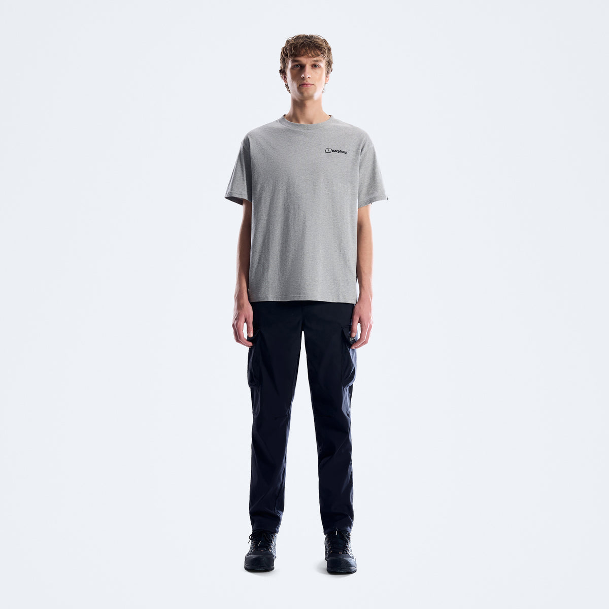 Herren-T-Shirt Solar Sphere – Hellgrau