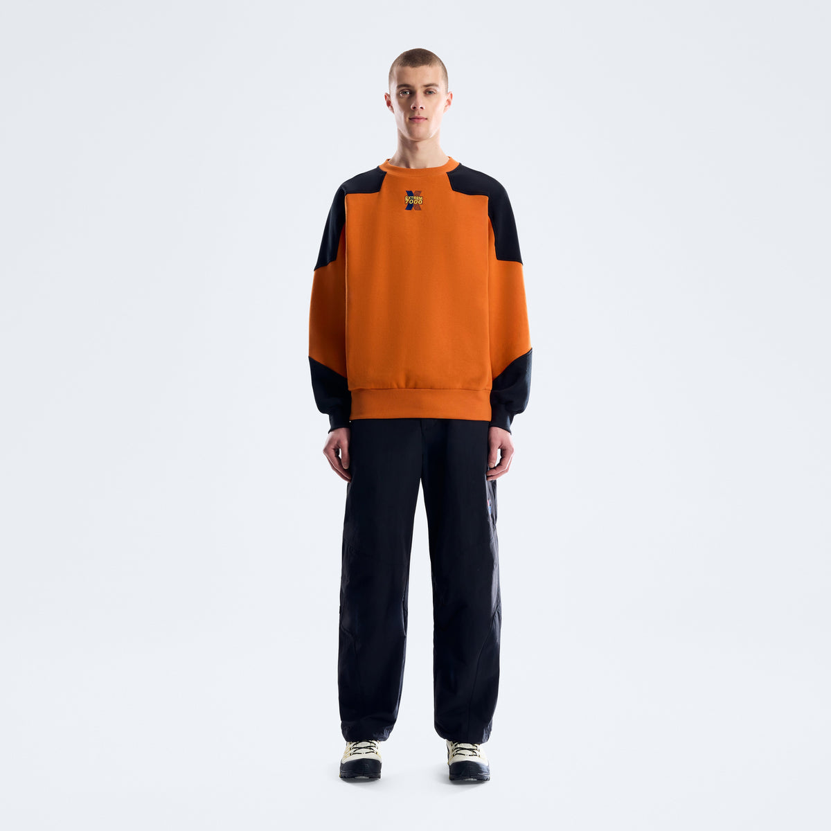 Men's Kara-SU Sweater - Blazing Fire/Black