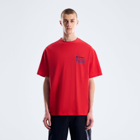 Unisex Kara-SU Badge Tee - Goji Berry