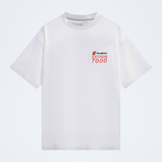 Unisex Kara-SU Badge Tee - White