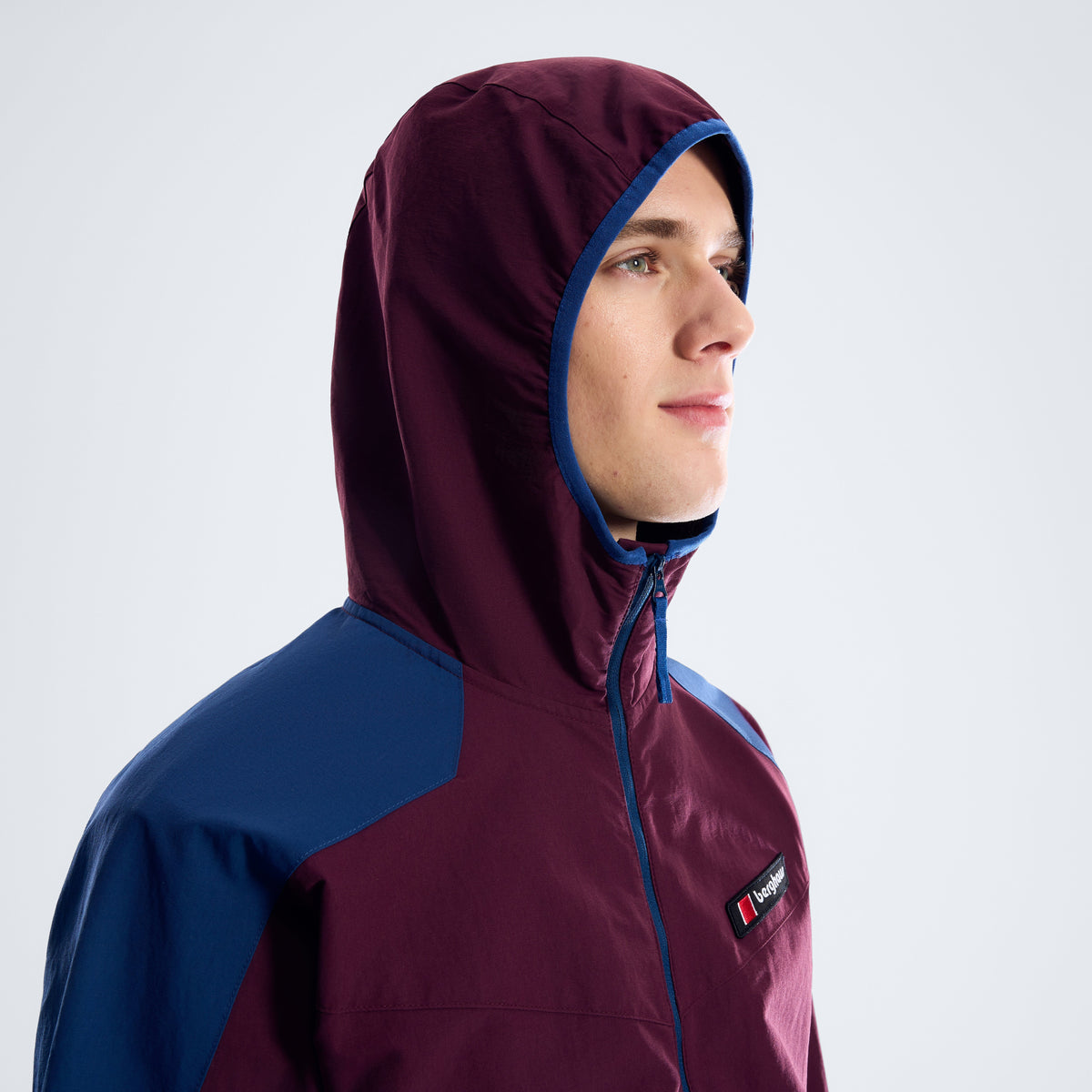 Men's Kara-SU Windbreaker - Myocyte/Hale Navy