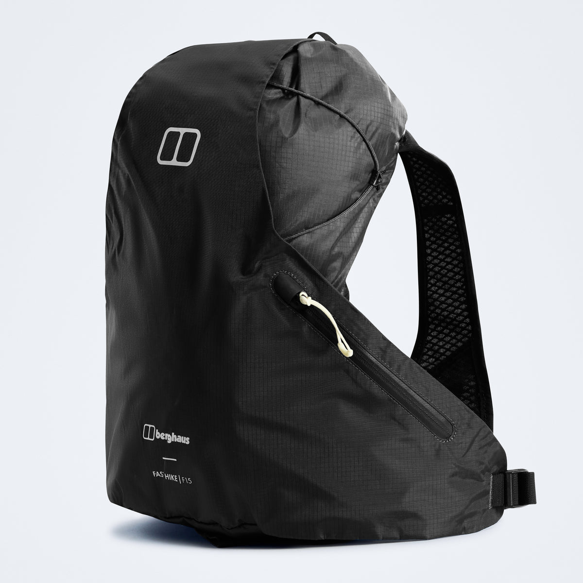 Herren-Wanderrucksack Fast Hike M15 – Schwarz
