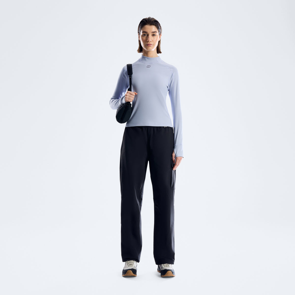Unisex Wylam Umhängetasche - Tiefschwarz