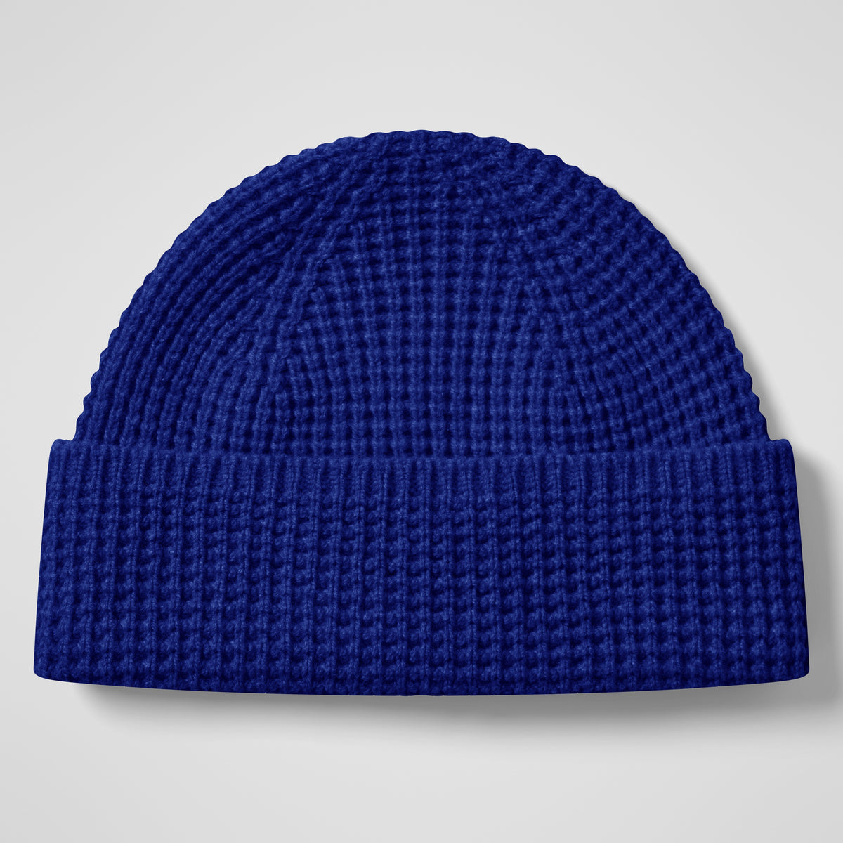Rhynie Waffelstrick-Mütze - Blau