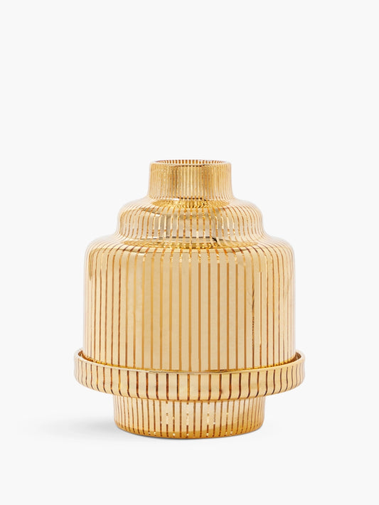 Golden Pyramid Candle Holder For classic candles 370G